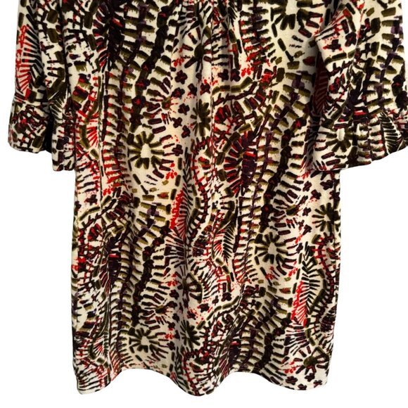 Axyeh Tunic Size Medium Multi Women Floral Tunic Shirt - Picture 3 of 12